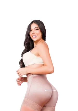 SEMI-SHORT PANTY WITH FRONT CLASP INVISIBLE ENHANCEMENT - Image 2